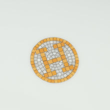 Hermes Porcelaine Mosaique Au 24 Gold Presentation Plate (Set of 2)