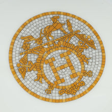 Hermes Porcelain Mosaique Au 24 Gold Soup Plate (Set of 2)