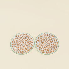 Hermes Porcelain A Walk in the Garden Dessert Plate (Set of 4)