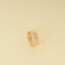 Hermes 18K Rose Gold H D'ancre Small Model Ring 53