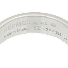Hermes Silver Sterling Collier de Chien Small Model Ring 52