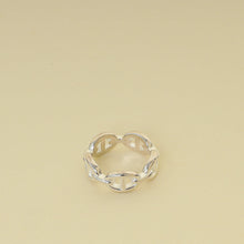 Hermes Silver Chaine d'ancre Enchainee Ring 55