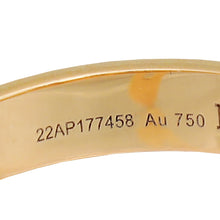 Hermes 18K Rose Gold Diamond Kelly Gavroche Ring 52
