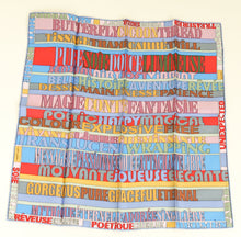 Hermes Mots de Soie Silk Handkerchief