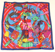Hermes Multicolor Madam Cuir Handkerchief