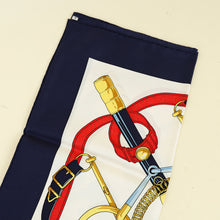 Hermes Bleu Multicolor Eperon d'Or Scarf