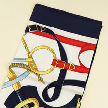 Hermes Bleu Multicolor Eperon d'Or Scarf