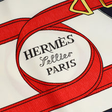 Hermes Bleu Multicolor Eperon d'Or Scarf
