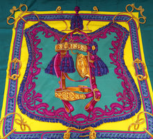 Hermes Multicolor Bride de Cour Scarf 90