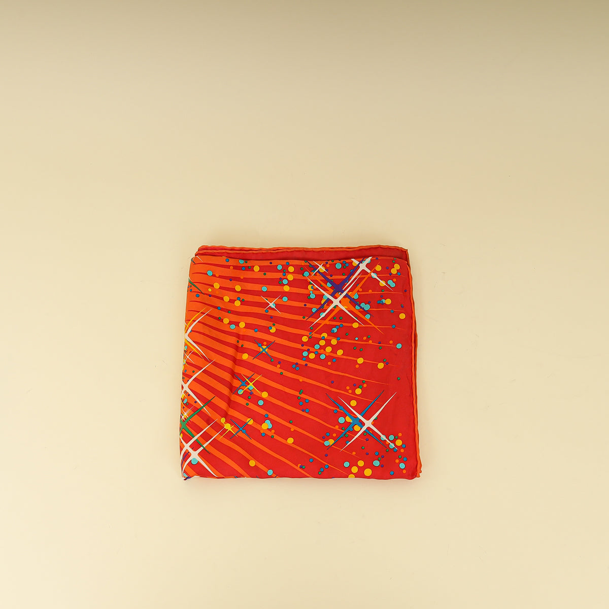 Hermes Multicolor Magic Kelly Scarf 90