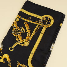 Hermes Bicolor Mors et Gourmettes Scarf 90