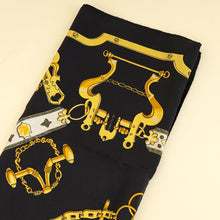 Hermes Bicolor Mors et Gourmettes Scarf 90