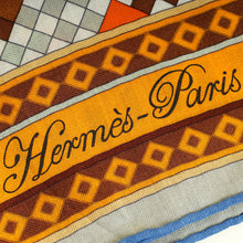Hermes Multicolor "Colliers de Chiens" Cashmere Silk Shawl
