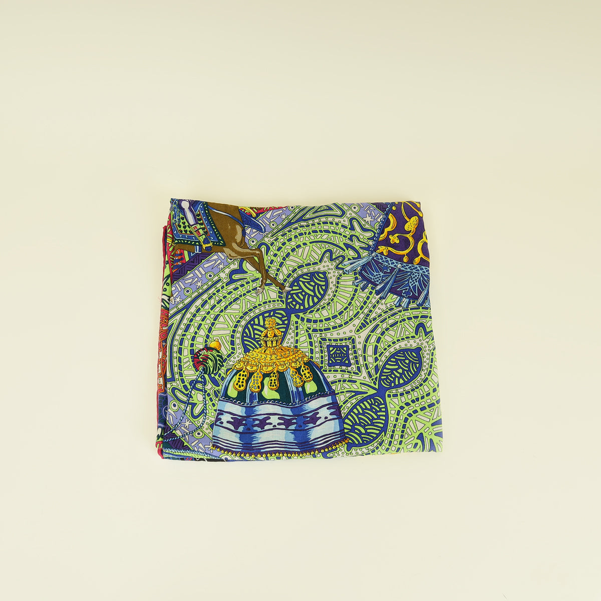 Hermes Multicolor "Cavaliers du Caucase" Shawl
