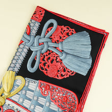 Hermes Multicolor "Parures de Samourais' Silk Scarf