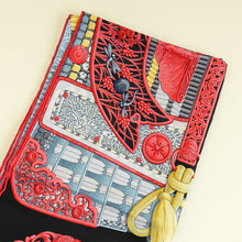 Hermes Multicolor "Parures de Samourais' Silk Scarf