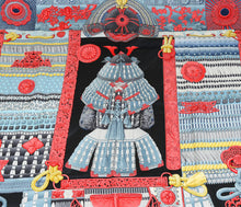 Hermes Multicolor "Parures de Samourais' Silk Scarf