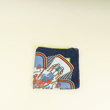 Hermes Bleu Multicolor "Bouquets Sellier" Silk Scarf