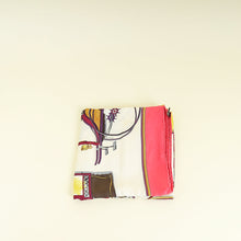 Hermes Multicolor "Les Voitures A Transformation" Silk Scarf