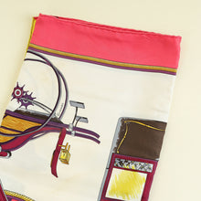 Hermes Multicolor "Les Voitures A Transformation" Silk Scarf