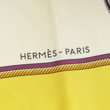 Hermes Multicolor "Les Voitures A Transformation" Silk Scarf