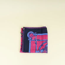 Hermes Fuchsia Multicolor "Mors Gourmettes" Silk Scarf
