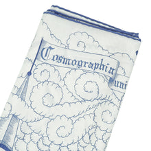 Hermes Bleu Blanc Cosmographia Universalis Cashmere Silk Shawl