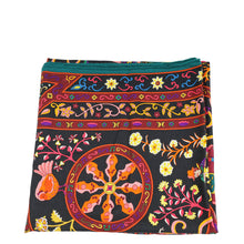 Hermes Tricolor Peuple du Vent Cashmere Silk Shawl