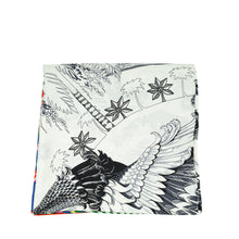 Hermes Tricolor Mythiques Phoenix Cashmere Silk Shawl