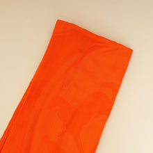 Hermes Orange Vif Libris Cashmere Silk Shawl Stole