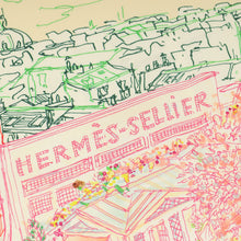 Hermes Multicolor Un Jardin Sur Le Toit Scarf 45