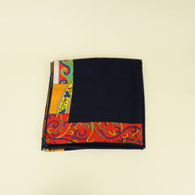 Hermes Bleu Multicolor Festival Des Amazones Encadre Shawl 140