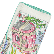 Hermes Vert Bleu Multicolor Splash Park Cashmere Silk Shawl