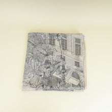 Hermes Bicolor Faubourg Tropical Shawl 140