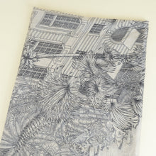 Hermes Bicolor Faubourg Tropical Shawl 140