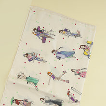 Hermes Blanc Multicolor Les Parisiennes de Kiraz Square Scarf