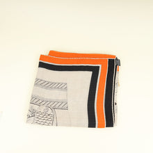 Hermes Multicolor Zouaves et Dragons Wash Shawl 140
