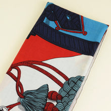Hermes Multicolor Zouaves et Dragons Cashmere Shawl 140