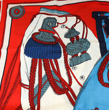 Hermes Multicolor Zouaves et Dragons Cashmere Shawl 140