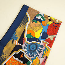 Hermes Multicolor Ca Decoiffe! Silk Scarf 90
