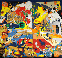 Hermes Multicolor Ca Decoiffe! Silk Scarf 90