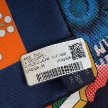 Hermes Multicolor Ca Decoiffe! Silk Scarf 90