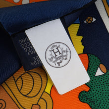Hermes Multicolor Ca Decoiffe! Silk Scarf 90