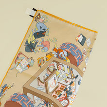 Hermes Multicolor Academia Hippica Silk Scarf 90