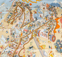 Hermes Multicolor Academia Hippica Silk Scarf 90