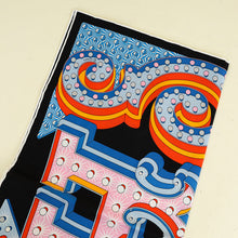 Hermes Multicolor Electrique Twill Scarf
