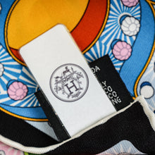 Hermes Multicolor Electrique Twill Scarf