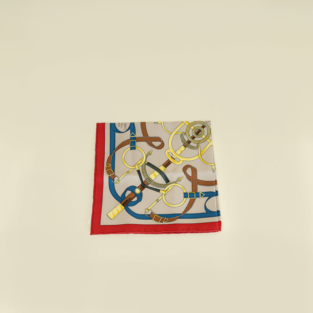 Hermes Tricolor Electrique Twill Scarf