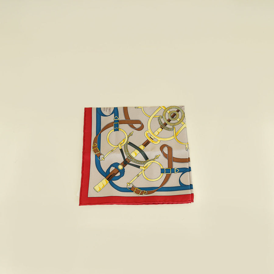 Hermes Tricolor Electrique Twill Scarf