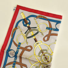 Hermes Tricolor Electrique Twill Scarf